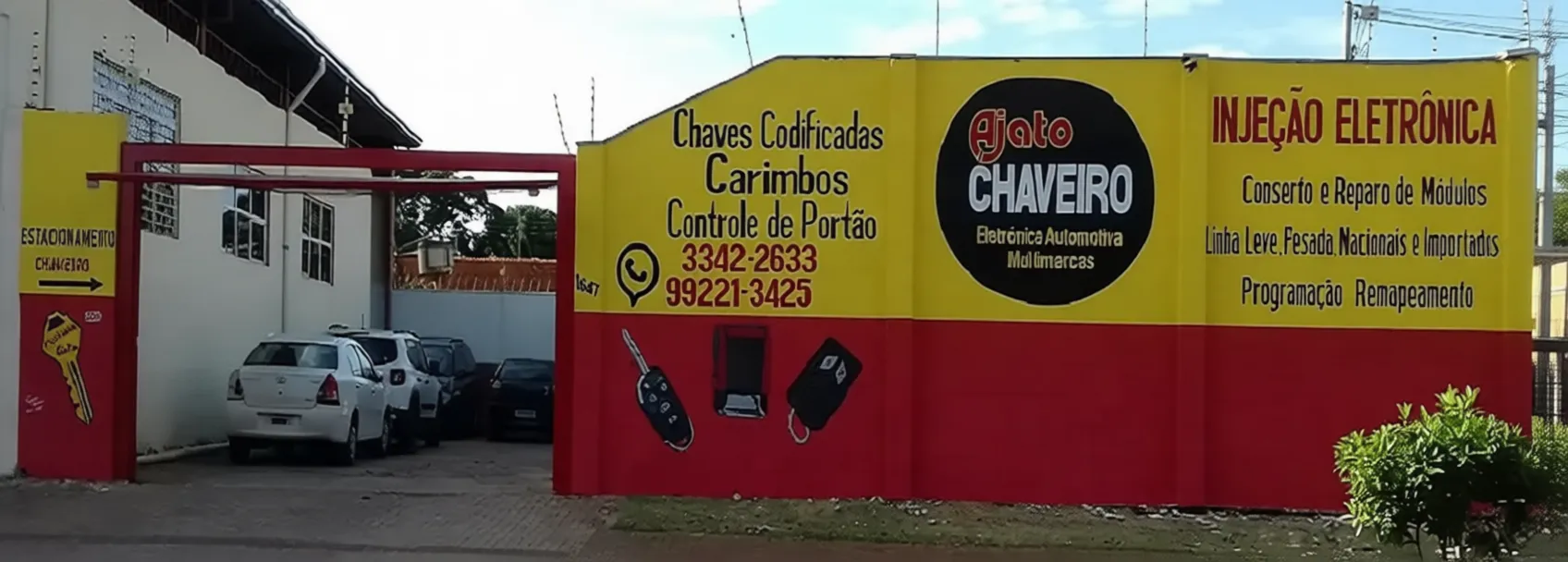 Fachada da Ajato Chaveiro em Campo Grande MS